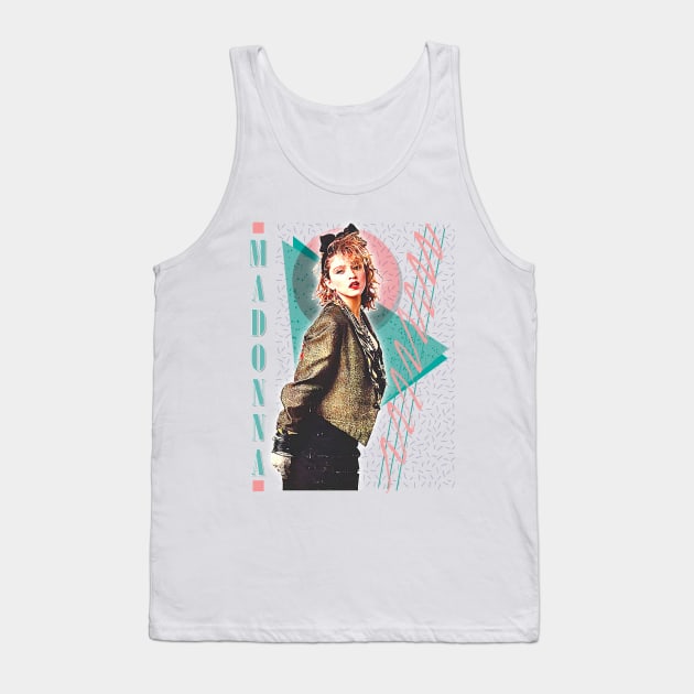 Madonna /\/ Original 80s Vintage Style Design Tank Top by DankFutura